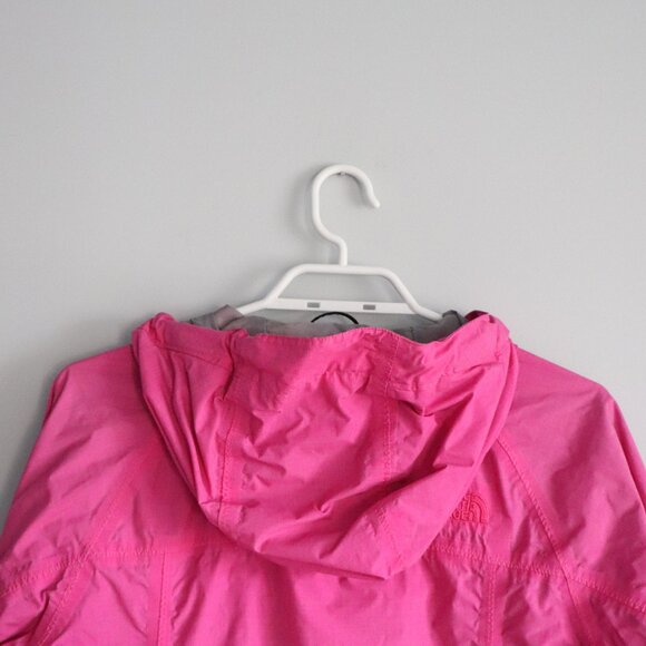 The North Face Women's Pink L Hyvent Outdoor Windbreaker Hooded Full Zip Jacket - Picture 7 of 14